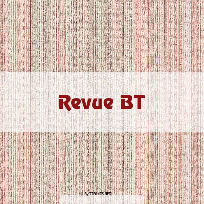 Revue BT example